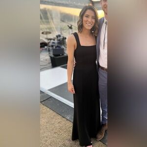 Show me your mumu black bridesmaid dress